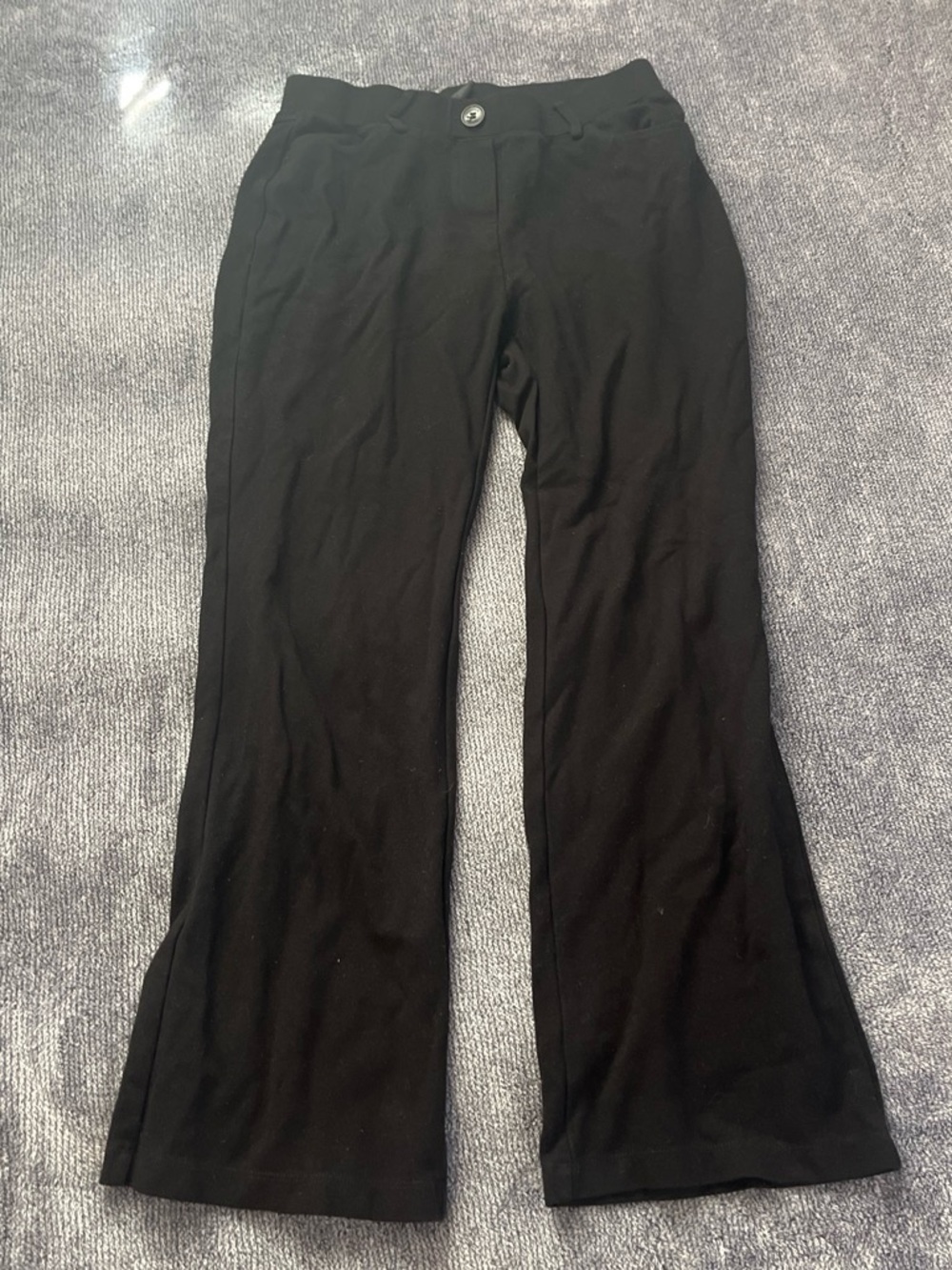 Women's Black Flare Trousers